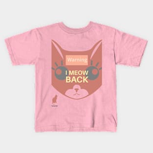 Meow back Kids T-Shirt